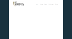 Desktop Screenshot of hw-foundation.com